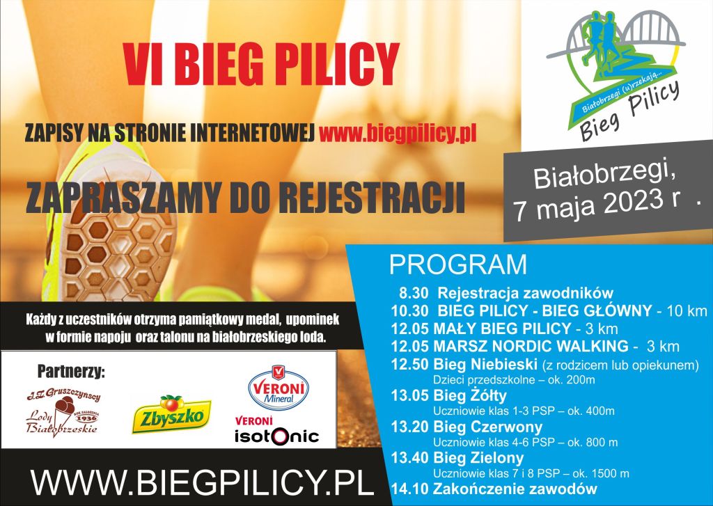 2023 Ulotka Biegi Pilicy zapisy radomsport 1a