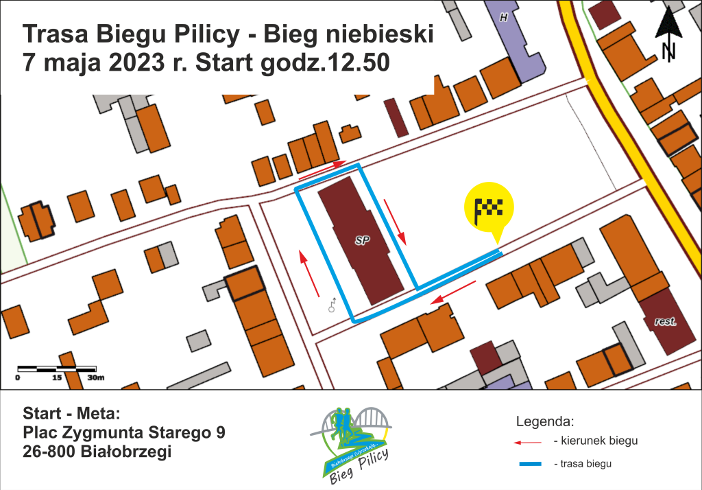 Bieg Pilicy 2023 Bieg niebieski