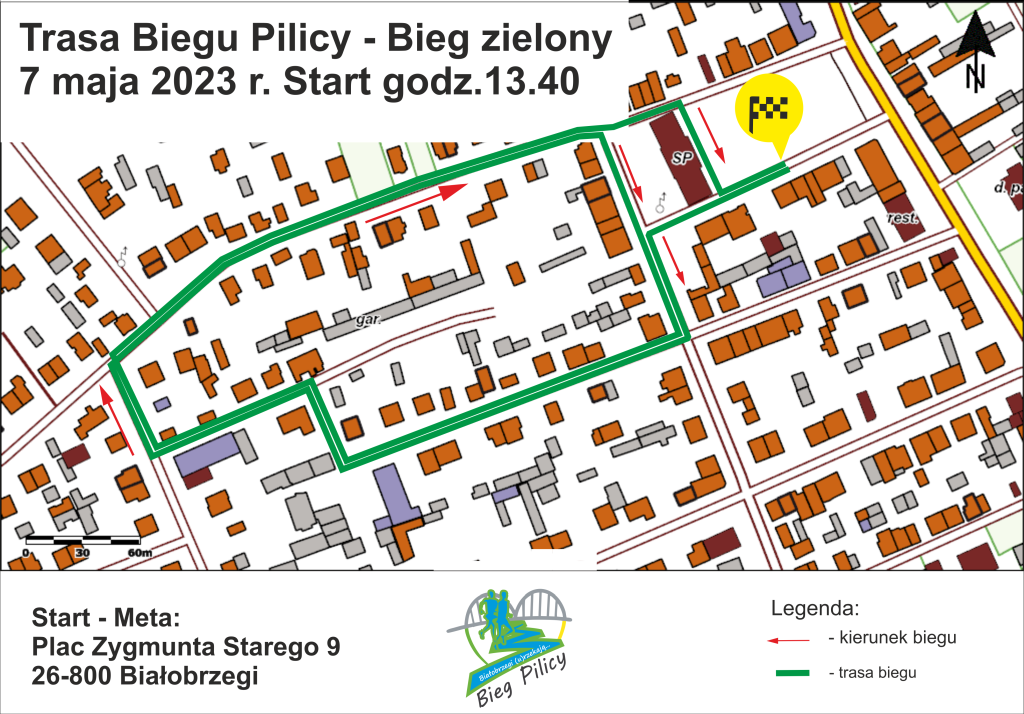Bieg Pilicy 2023 Bieg zielony