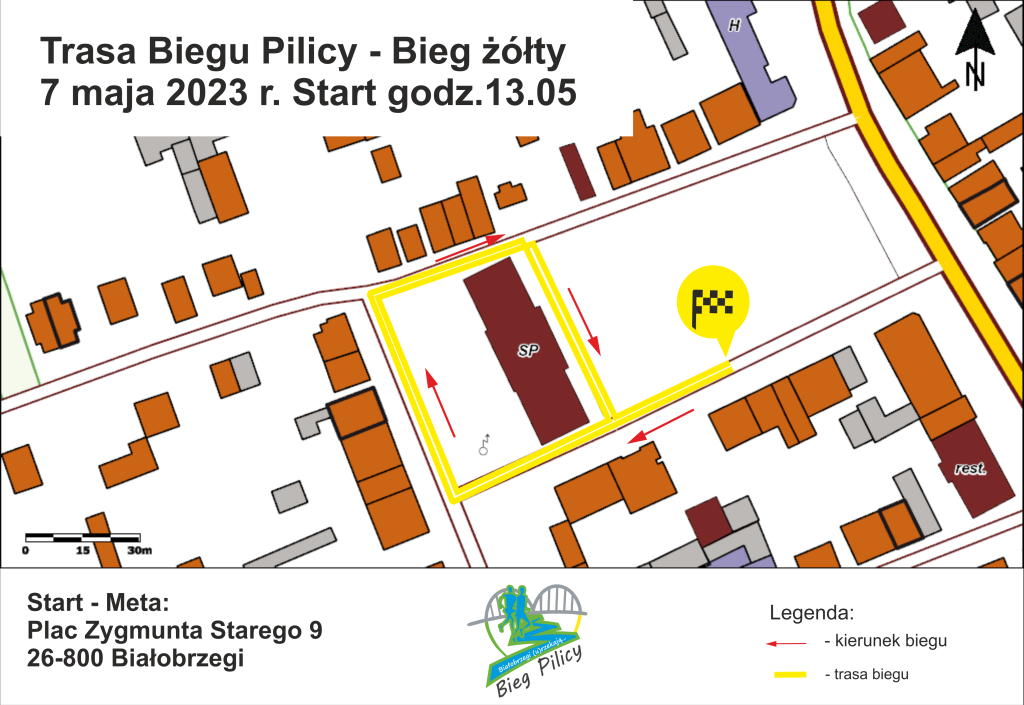 Bieg Pilicy 2023 Bieg żółty