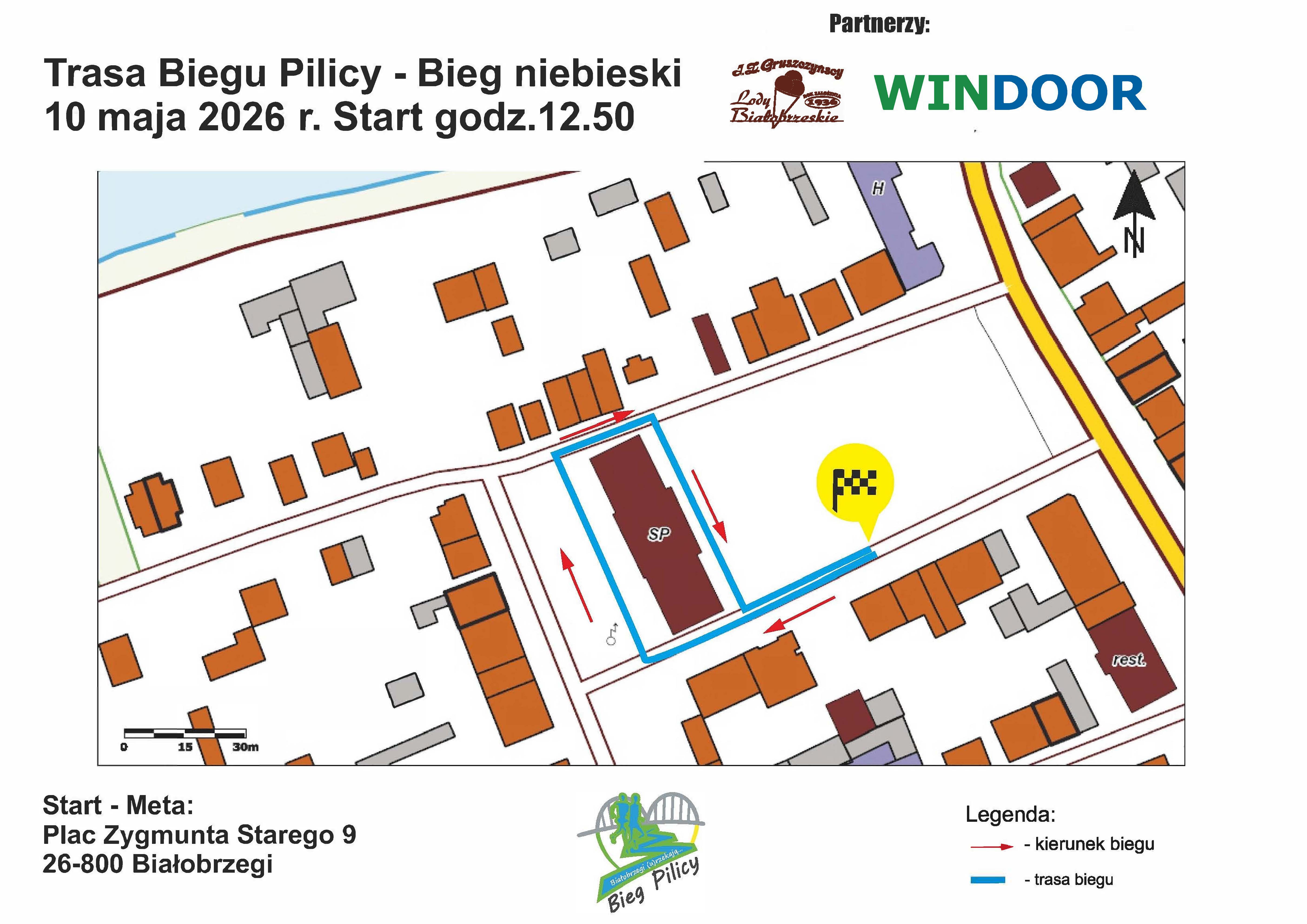 Bieg Pilicy 2026 Bieg niebieski